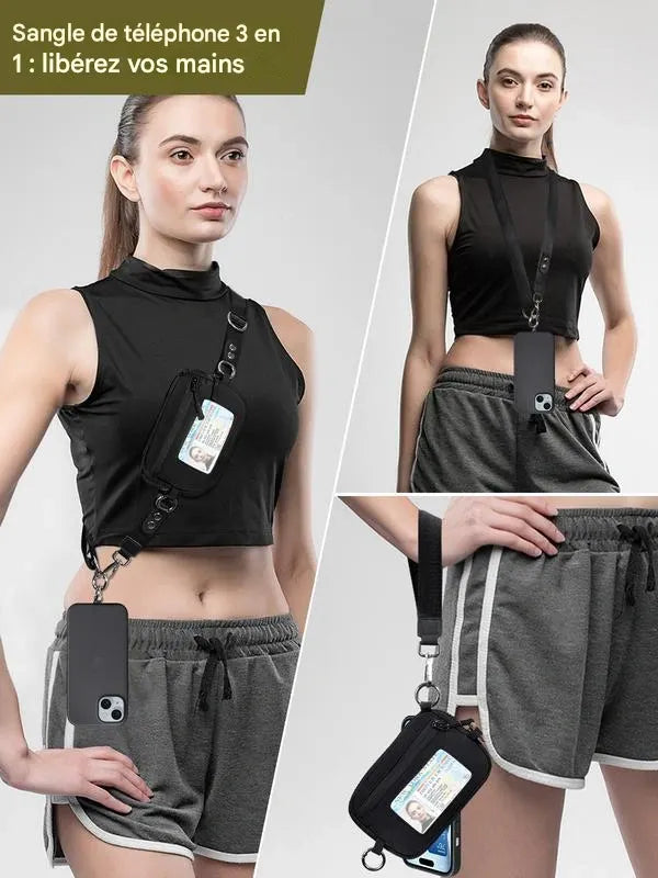 ✨Lanière réglable pour téléphone portable avec fermoir de sécurité à rupture