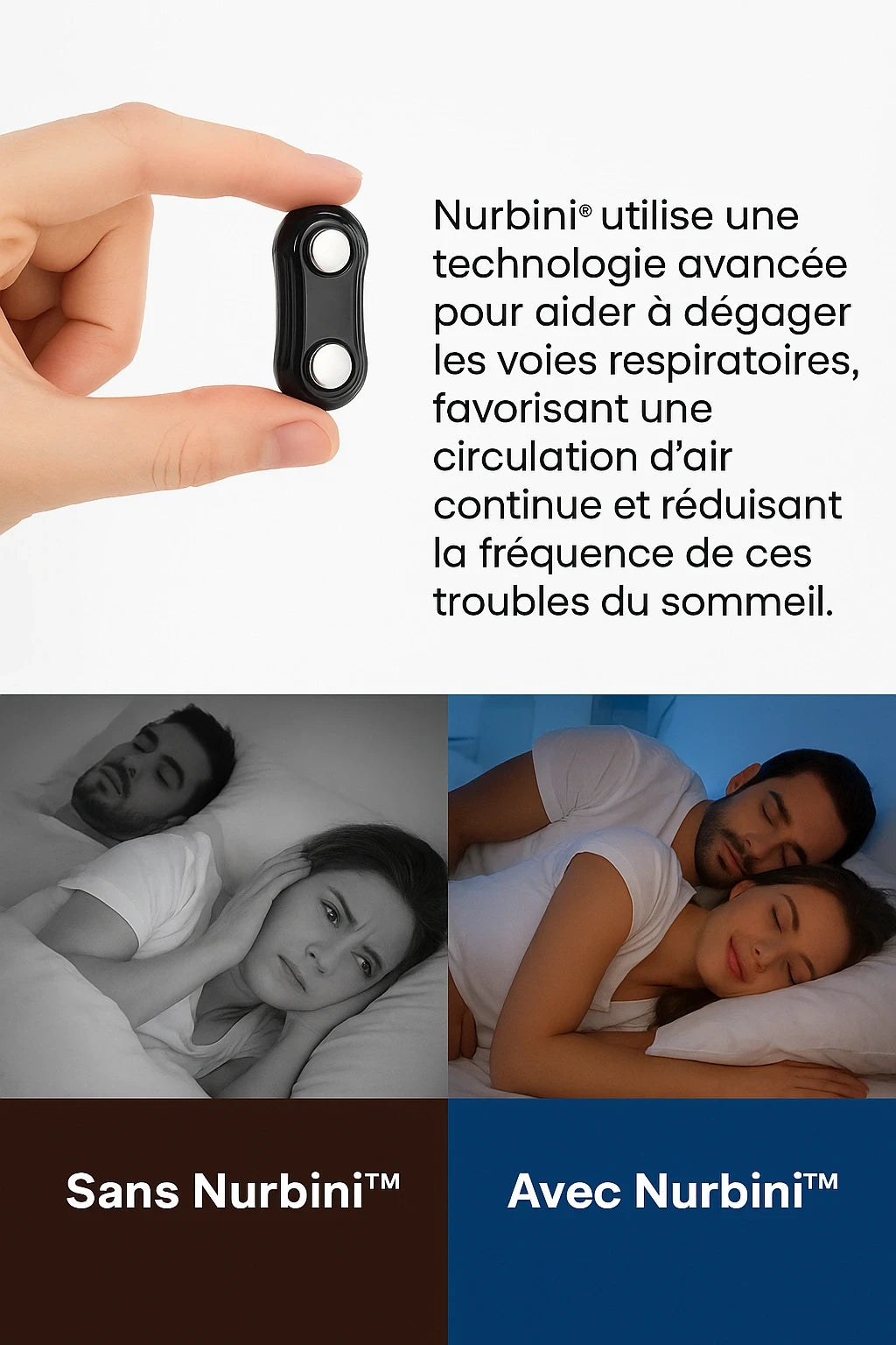 Nurbini® CardioSleep Guard pour soulager le ronflement métabolique