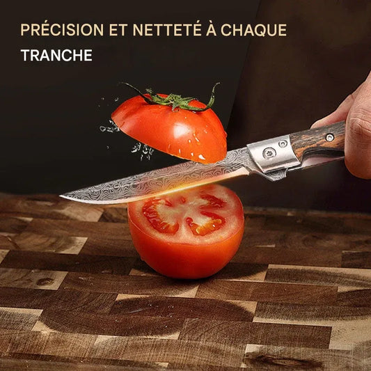 🔥🗡️Couteau pliant avec manche en bois