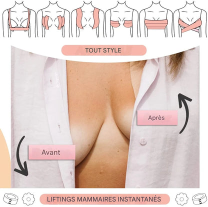Ruban adhésif pour le lifting des seins