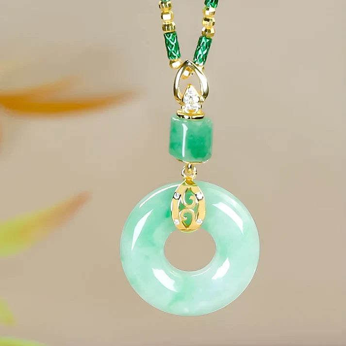 ✨️Collier de Paix et Bénédiction en Jade Hetian