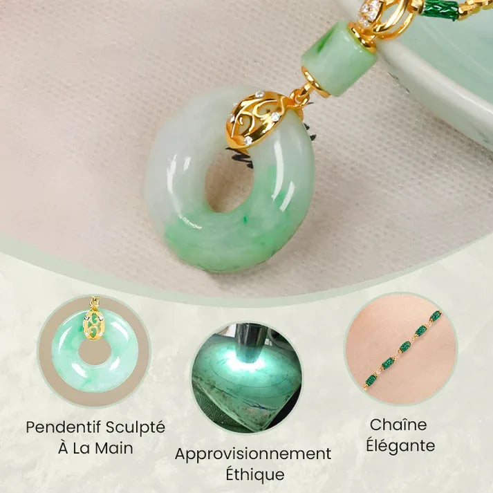 ✨️Collier de Paix et Bénédiction en Jade Hetian