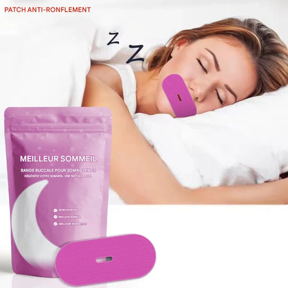 Bandelettes de Sommeil Anti-Ronflement – Améliore le Sommeil et Favorise une Respiration Naturelle