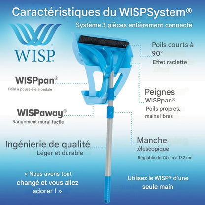 WISPsystem – Le balai intelligent qui rend le ménage 3x plus facile et sans effort !