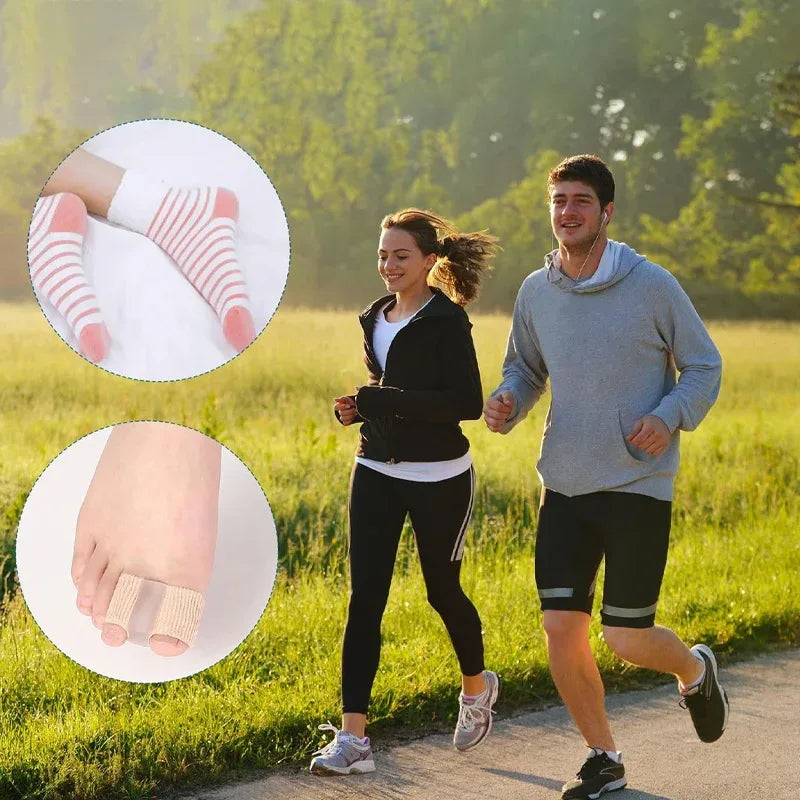 Paire de séparateurs d’orteils en gel – Correction Hallux Valgus