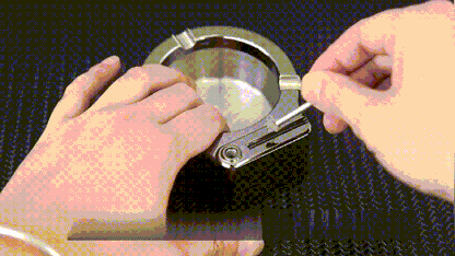 💥Cendrier rétro en métal avec briquet 10 000 allumettes🔥