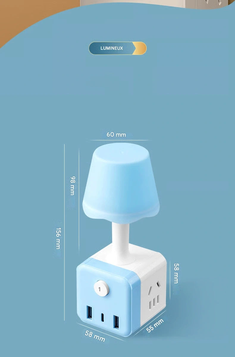 Lampe LED avec adaptateur USB💡