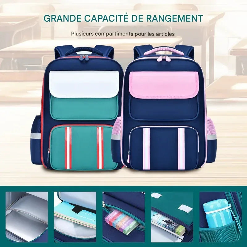 ⏳Spécial à durée limitée⏰Sac à dos scolaire grande capacité pour élève🎒