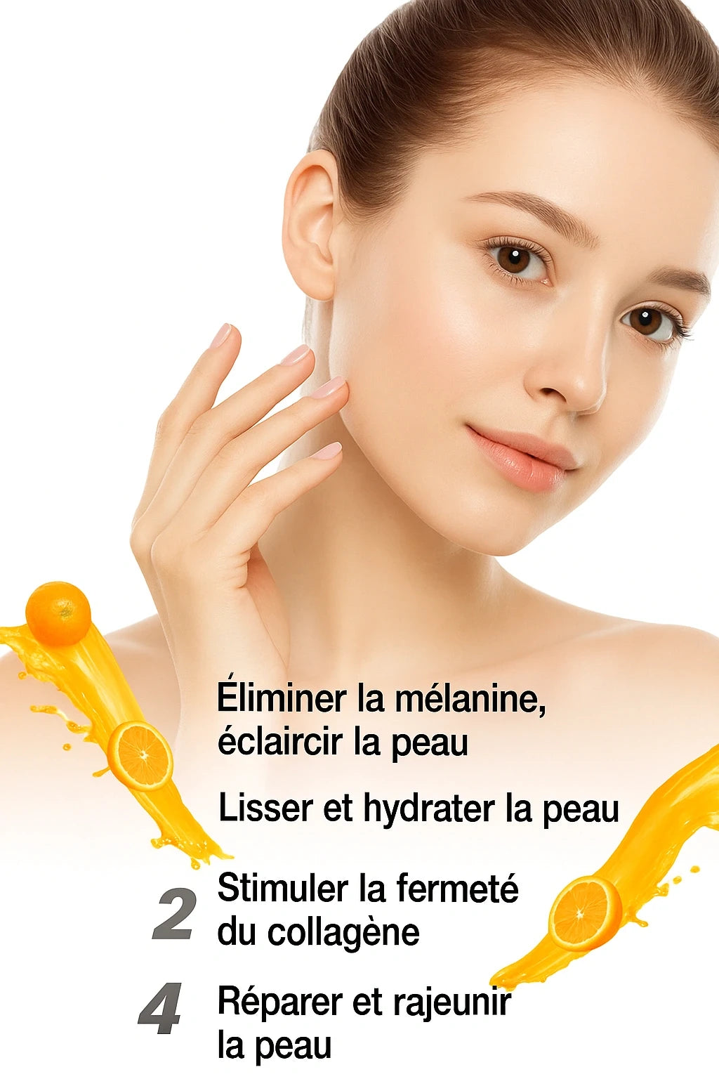 Nouvelle formule améliorée - Huile essentielle blanchissante pour atténuer les taches