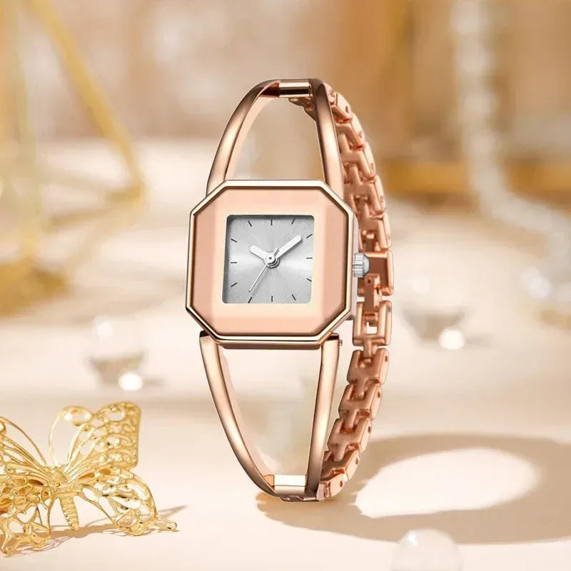 ⏳Spécial à durée limitée⏰Montre quartz minimaliste à cadran carré⌚