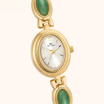 Gabriella – Montre Femme Quartz Luxe, Dorée