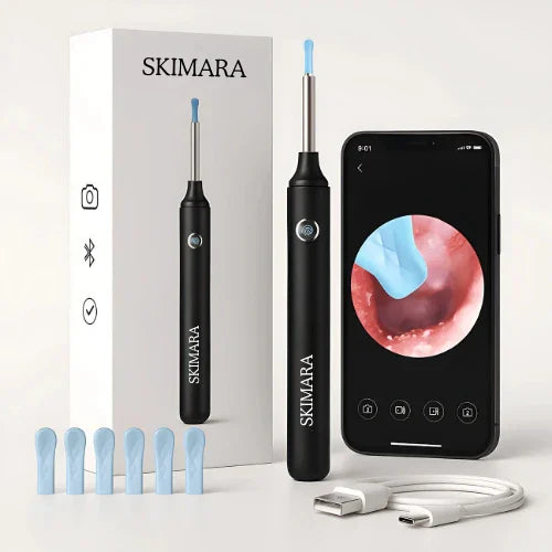 Oreilles bouchées ? Démangeaisons ? Skimara™ Pro les élimine en 1 min, sans risque.