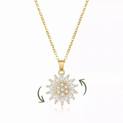 💎 Collier Tournesol Cristal