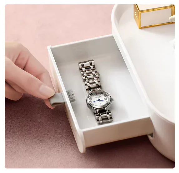 Porte-Bijoux en Bois de Cerf avec Tiroir Intégré