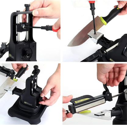 Aiguiseur à angle fixe et conception rotative à 360°