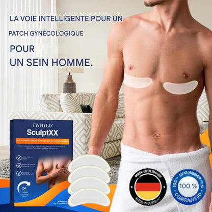 Patch mammaire raffermissant et brûlant pour la gynécomastie Fivfivgo® SculptXX