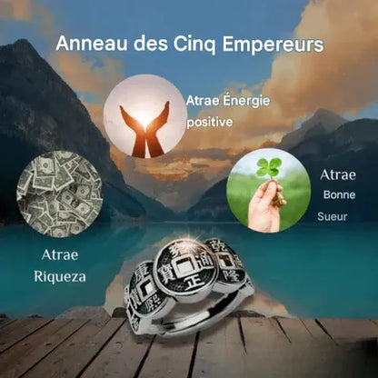 ANNEAU DE FORTUNE DES 5 EMPEREURS