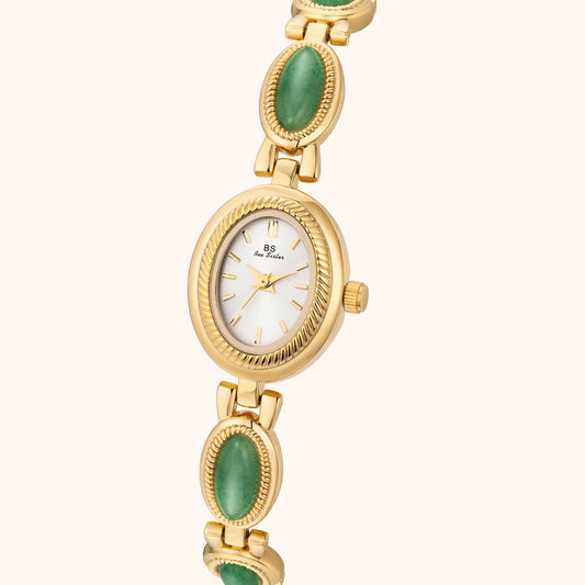 Gabriella – Montre Femme Quartz Luxe, Dorée