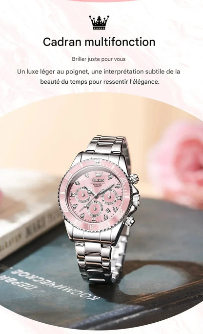 Montre élégante de luxe pour femme