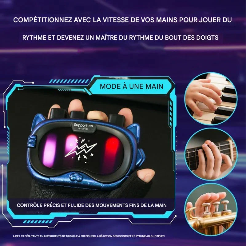 Pad rythmique pour les doigts