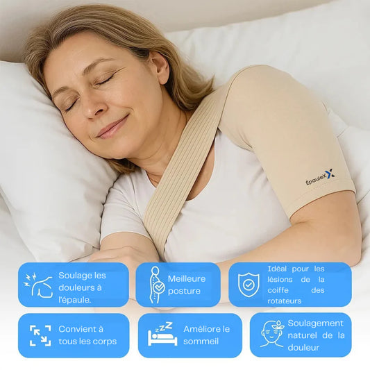 ÉpauleX™ – Le soutien discret qui soulage les douleurs d’épaule en moins de 2 jours