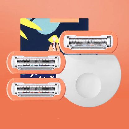 Rasoir Féminin à 5 Lames Superposées pour l’Épilation