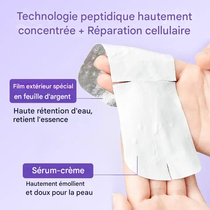 ✨Masque Raffermissant Anti-Rides pour le Cou – Hydratation & Jeunesse Révélée