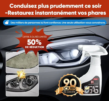 Le spray secret des mécaniciens qui transforme instantanément les phares opaques – Pas besoin de ponçage ou de démontage