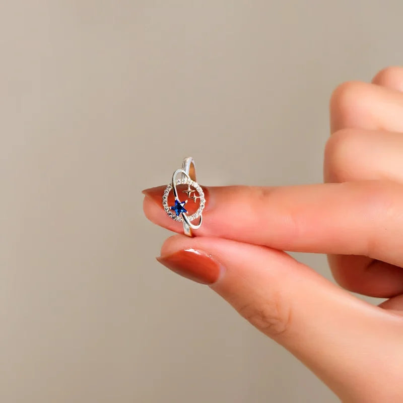 💎Bague Réglable Étoile & Lune