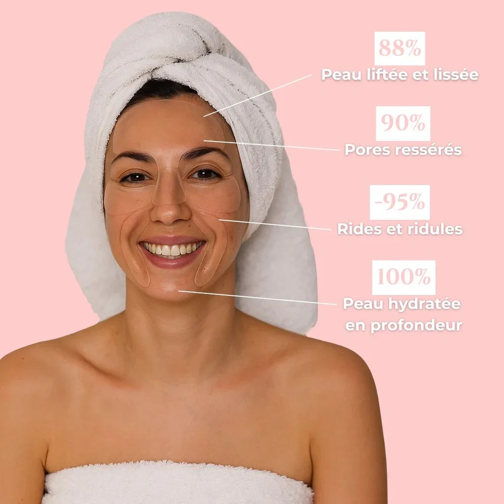 Patchs Visage Anti-Rides Réutilisables