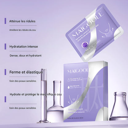 💎 Masque Hydratant et Raffermissant pour le Cou – Soin Anti-Rides et Éclat Naturel 💎