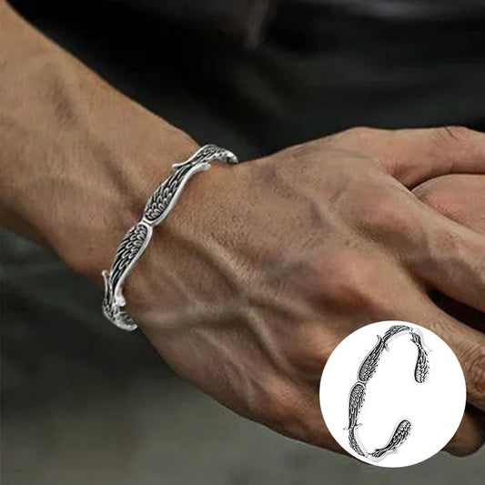 Bracelet tendance avec ailes d'ange