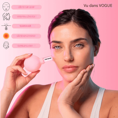 Ensemble de ventouses faciales en verre GLOWPOP™