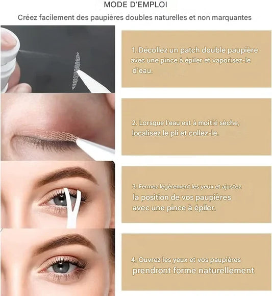 New Glue-Free Ultra Natural Invisible Double Eyelid Sticker