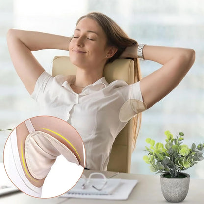 Coussinets anti-transpiration lavables 2-en-1