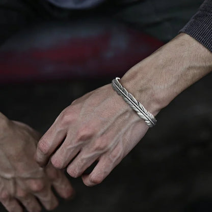 « Je serai toujours là avec toi » Bracelet à plumes