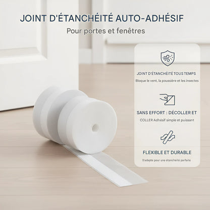 Joints d'étanchéité auto-adhésifs pour portes et fenêtres