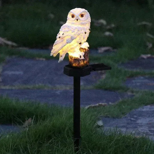 🔥Lumière de paysage décorative de jardin de hibou solaire