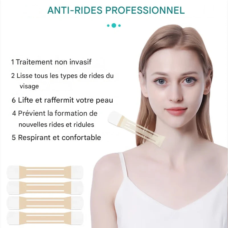 Bande de lifting pour le visage et le cou