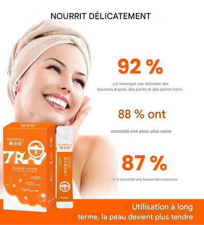 🥕Masque Moussant à la Carotte – Pores Propres et Peau Éclatante !