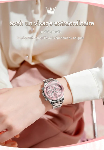 Montre élégante de luxe pour femme