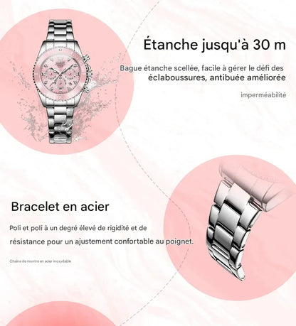 Montre élégante de luxe pour femme
