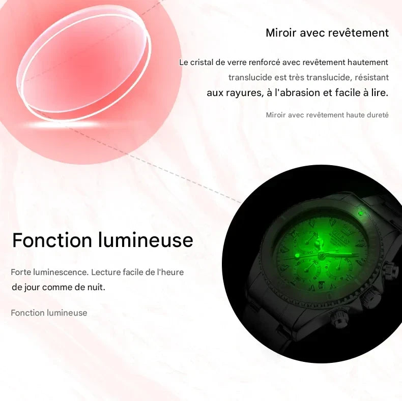 Montre élégante de luxe pour femme