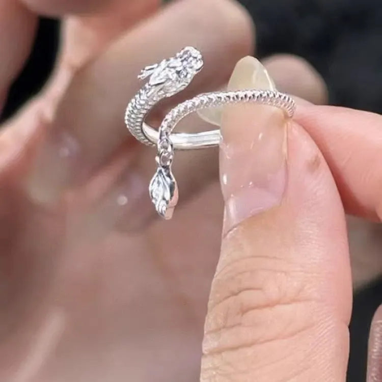 Bague Dragon Ajustable pour Femme et Homme