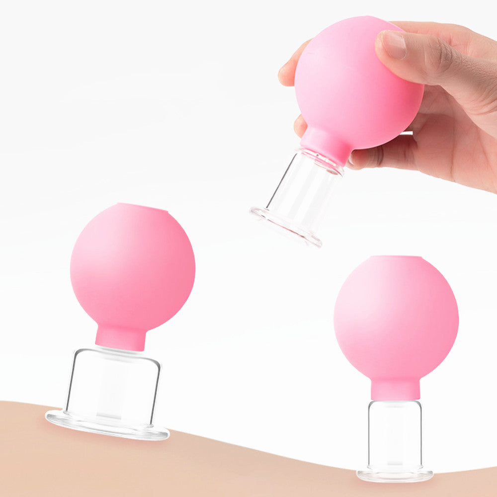 Ensemble de ventouses faciales en verre GLOWPOP™