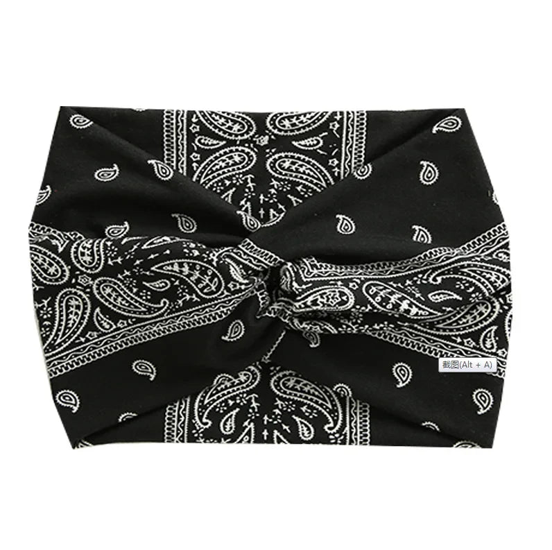 Bandeau à croix imprimée