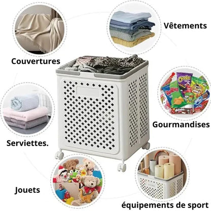Panier à linge polyvalent