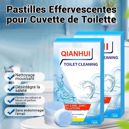 ✨ Comprimés effervescents de nettoyage des toilettes - décontamination, tartre urinaire, alcali urinaire et élimination des odeurs