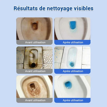 ✨ Comprimés effervescents de nettoyage des toilettes - décontamination, tartre urinaire, alcali urinaire et élimination des odeurs