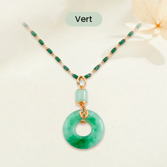 ✨️Collier de Paix et Bénédiction en Jade Hetian